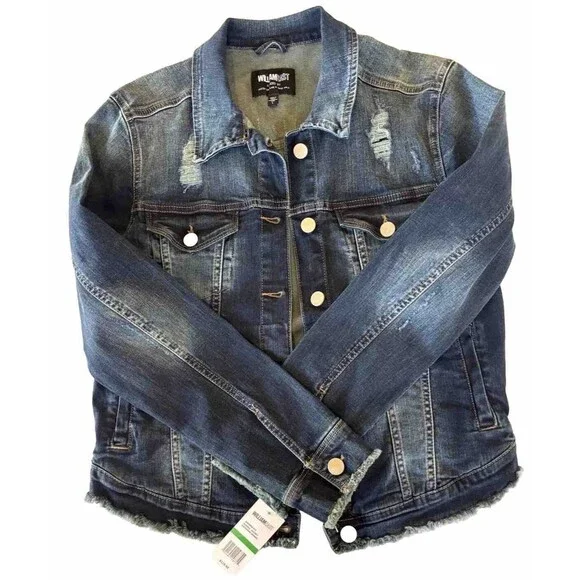 William Rast Jackets Coats William Rast Distressed Sussex